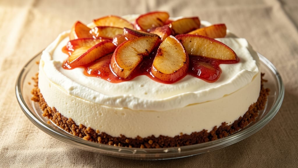 Apple Chimi Cheesecake Recipe: Spiced Apple Filling With Crunchy Top Magic
