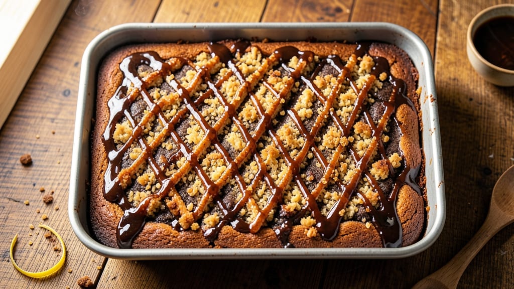 Alton Brown's Coffee Cake Recipe: Buttery Streusel Crown Over Warm Spiced Filling