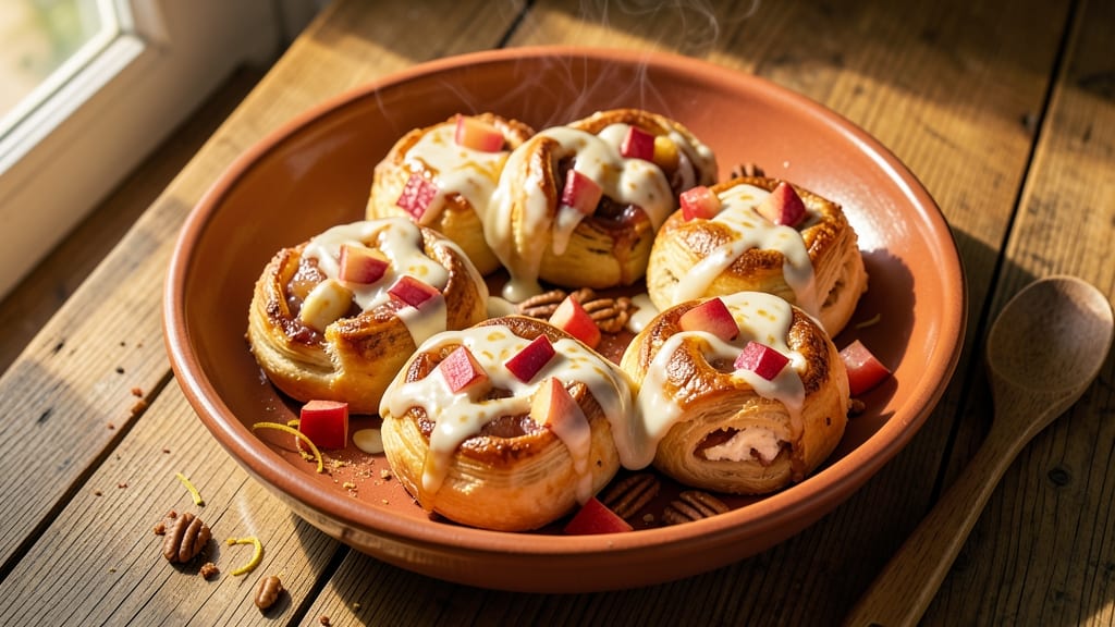 Apple Cheesecake Buns Recipe: Mini Pie Bites With Buttery Streusel Crowns