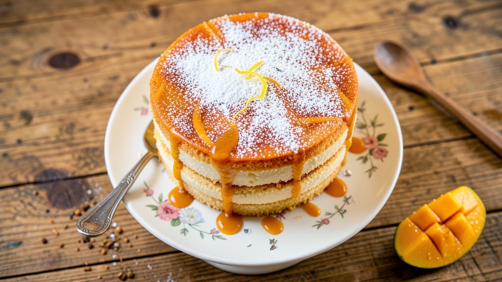 Alphonso Mango Cake Recipe: Golden Crust With Juicy Fruit Rivers