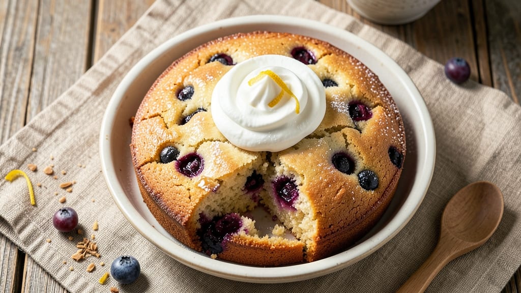 Almond Flour Blueberry Cake Recipe: Moist Crumb and Bursting Berries