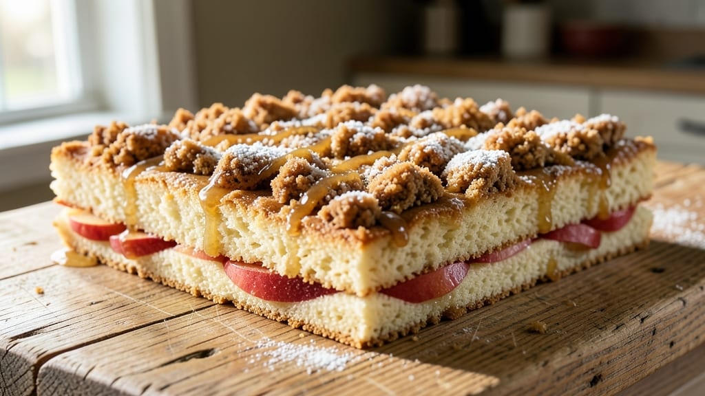 Apple Streusel Sheet Cake Recipe: Warm Spiced Layers With Buttery Streusel Crown