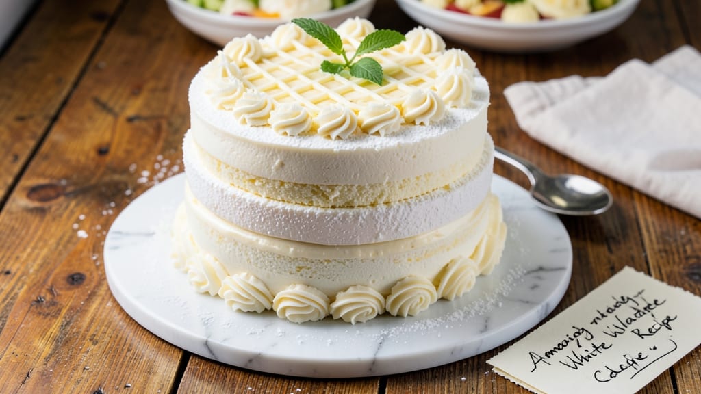 Amazing White Cake Recipe: Light-as-Air Layers With Vanilla Kiss