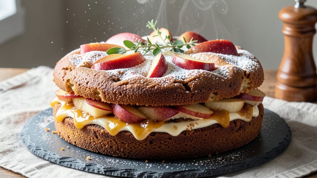 Angela Logan's Apple Cake Recipe: Spiced Rum Swirl With Buttery Streusel Top