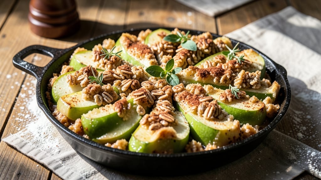 Amish Apple Crumble Cake Recipe: Warm Spice Streusel Over Soft Apple Layers