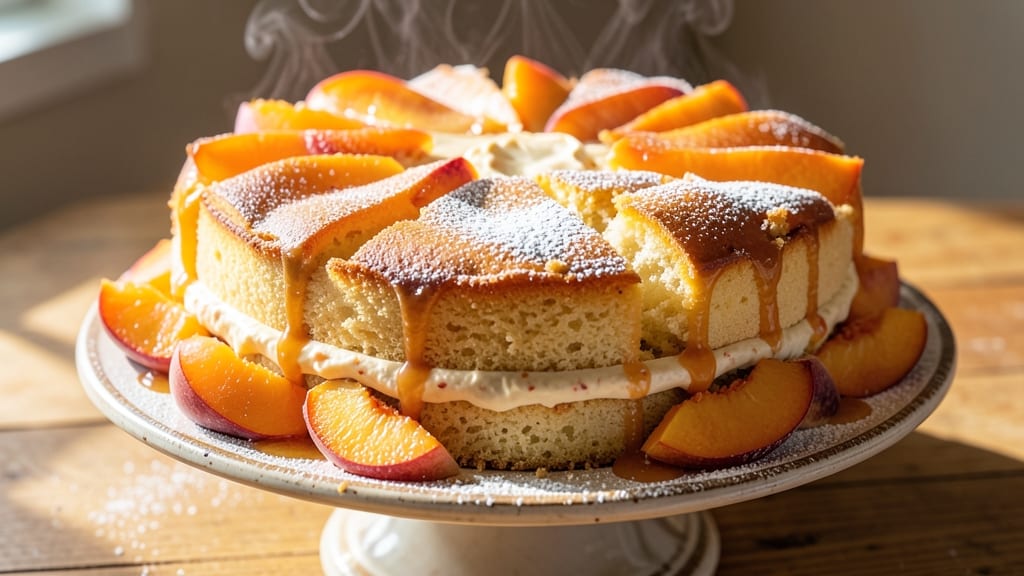 Amazing Peach Cake Recipe: Summer Sun in Every Moist Bite