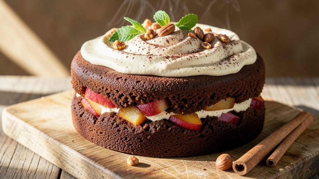 Apple Egg Cocoa Cake Recipe: Warm Spice and Moist Crumb With Apple-Infused Layers