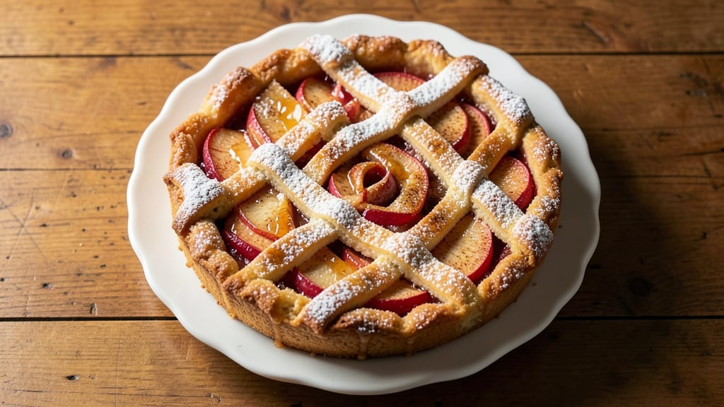 Apple Tart Cake Recipe: Spiced Apple Filling and Buttery Streusel Crown