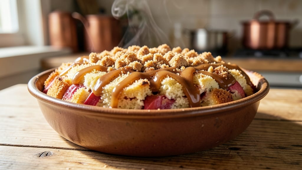 Apple Caramel Coffee Cake Recipe: Buttery Streusel Crown Over Spiced Apple-Caramel Swirls
