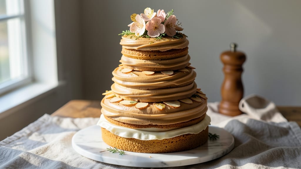 Almond Wedding Cake Recipe From Scratch: Tiered Elegance With Marzipan Magic