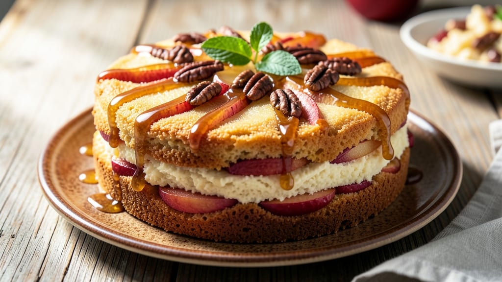 Apple Cake Recipe With Red Delicious Apples: Warm Spice Streusel Over Juicy Apple Layers