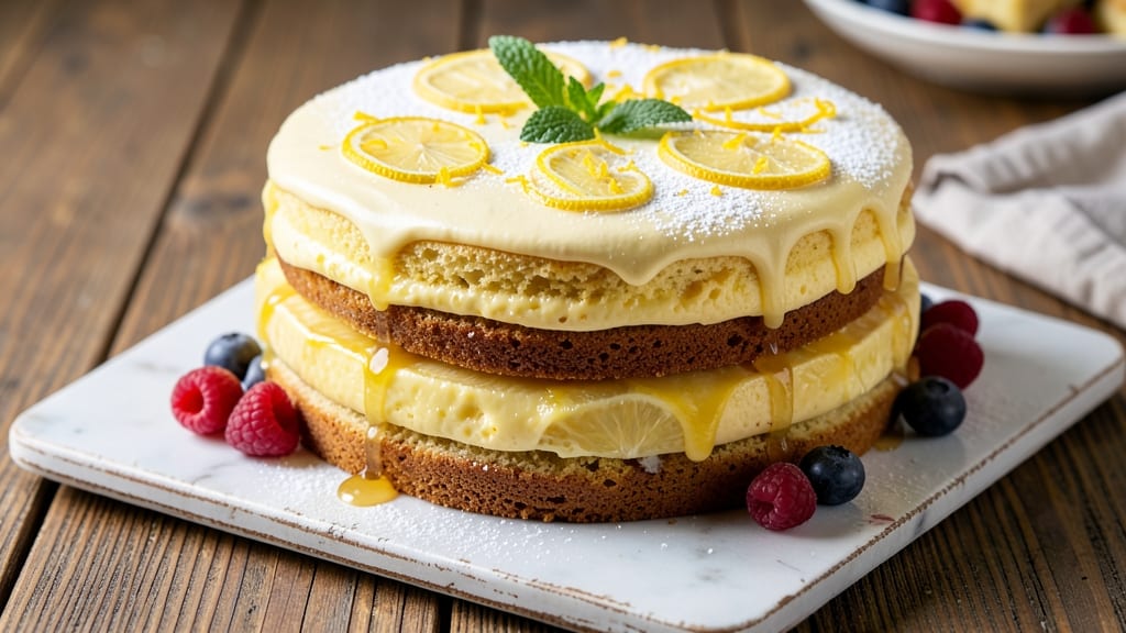 Anna Olson's Lemon Cake Recipe: Zesty Layers With Buttery Crunch