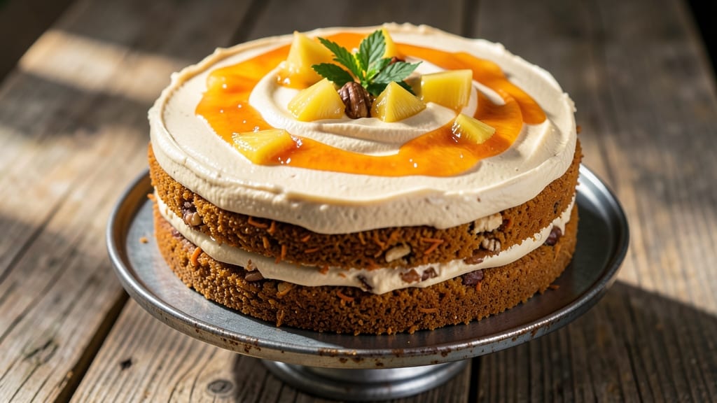 Amish Carrot Cake Recipe with Pineapple: Spiced Moistness and Tropical Brightness