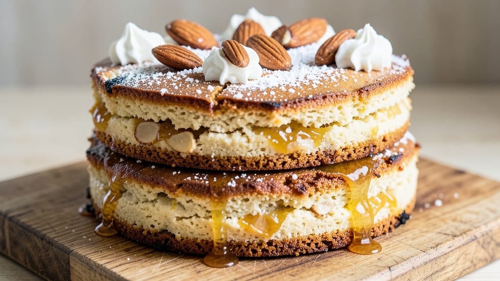 Almond Polenta Cake Recipe: Crunchy Top and Fudgy Almond Heart