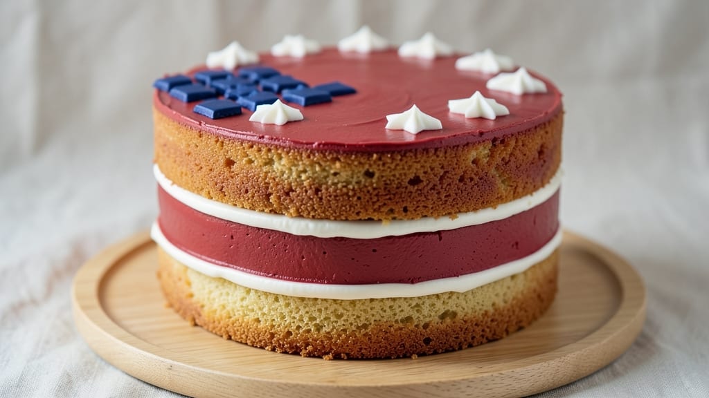 American Flag Sheet Cake Recipe: Patriotic Swirls With Buttery Frosting Layers