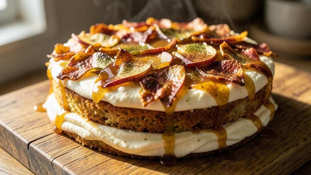 Apple Chip Cake Recipe: Moist Vanilla Layers with Caramelized Apple Chunks
