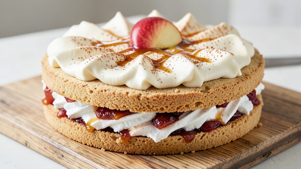 Apple Macaroon Cake Recipe: Nutty-Creamy Layers with Apple Spice Magic