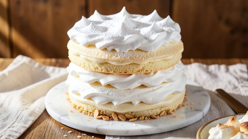 Angel Layer Cake Recipe: Fluffy Vanilla Layers with Buttery Frosting Magic