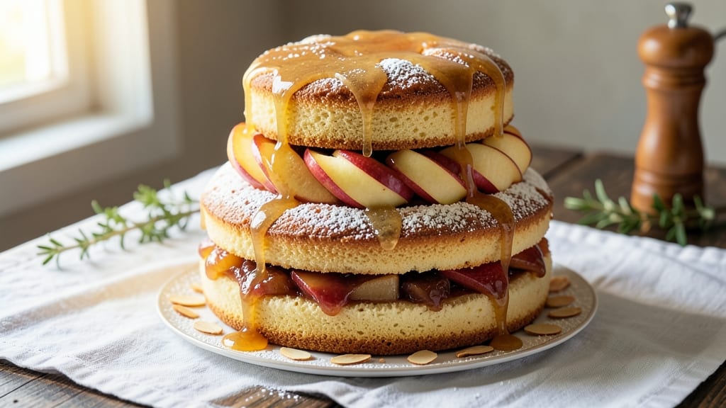 Apple King Cake Recipe: Mardi Gras Purple and Gold Spice Swirls