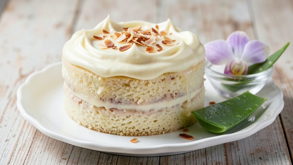 Aloe Vera Cake Recipe: Moist Layers with Soothing Gel Infusion