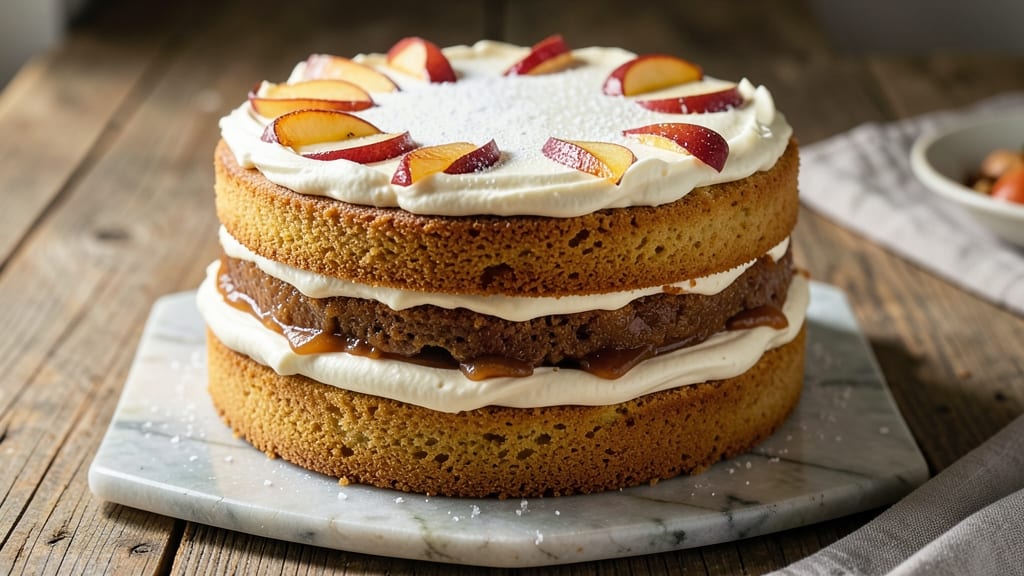Apple Spice Layer Cake Recipe: Warm Cinnamon Streusel Over Tart Apple Layers