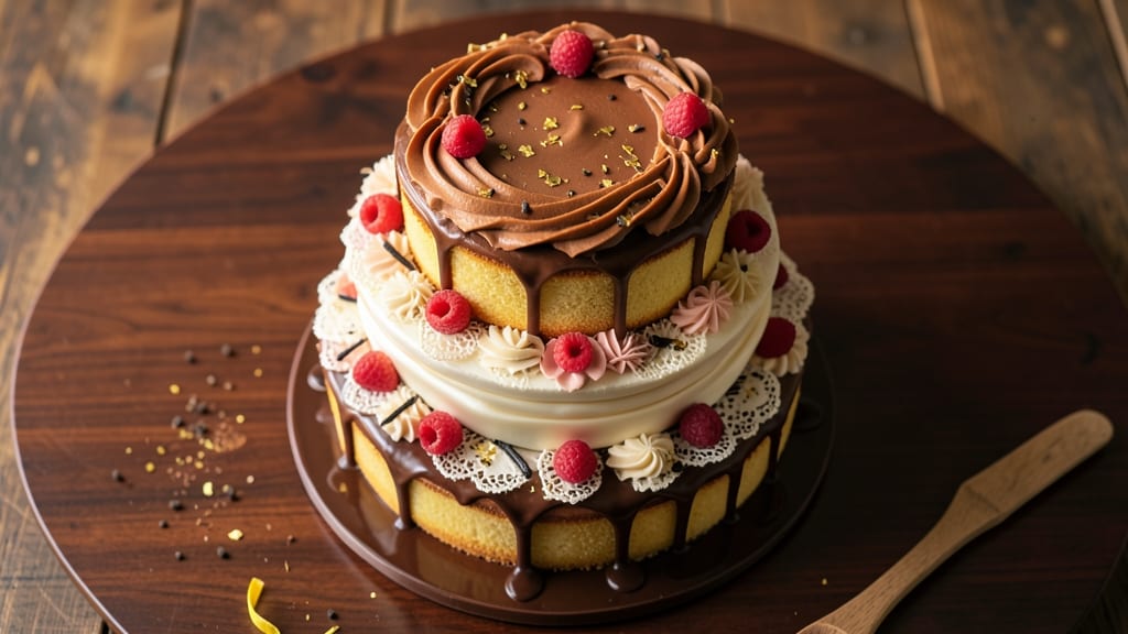 Anniversary Cake Recipe Ideas: Romantic Tiered Elegance in 3 Layers