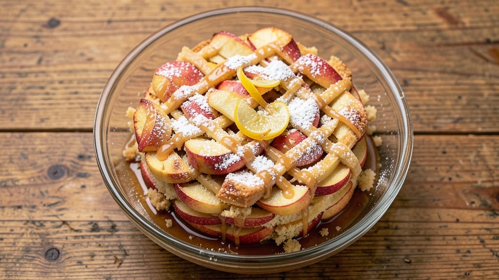 Betty Crocker's Apple Pie Cake Recipe: Warm Spice Streusel Crown Over Tart Filling Layers