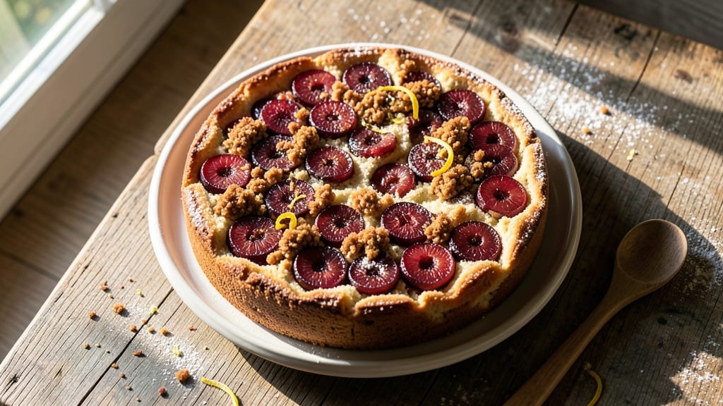 Austrian Plum Cake Recipe: Buttery Layers and Spiced Fruit Filling