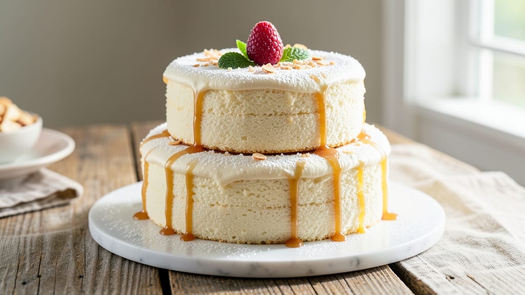 Angel Food Layer Cake Recipe: Airy Vanilla Layers with Whipped Cream Magic