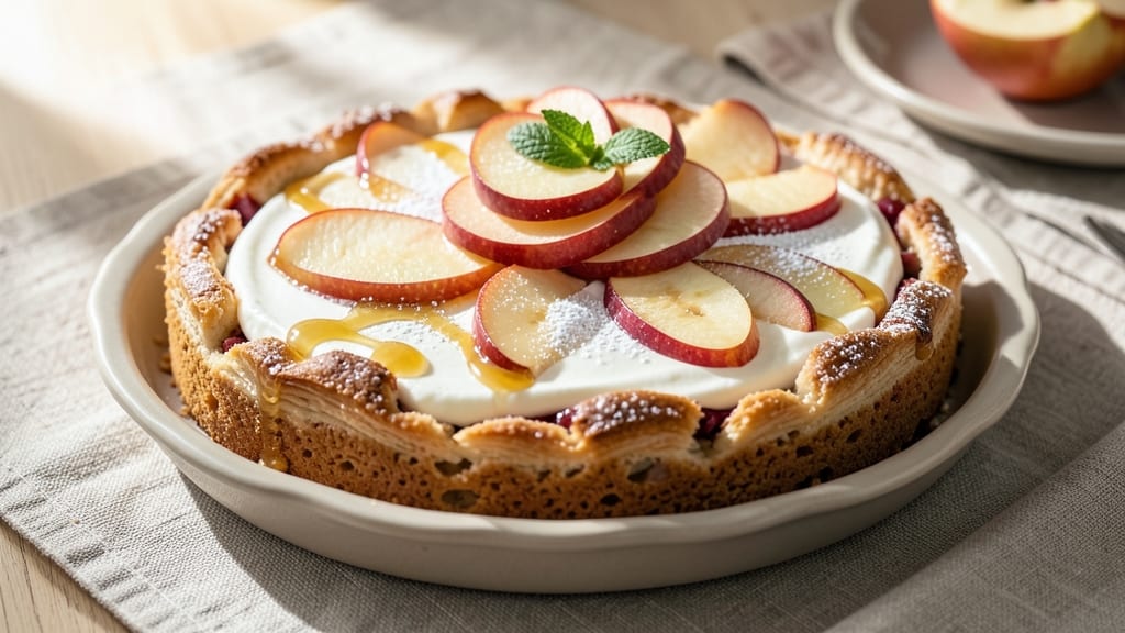 Apple Cheesecake Pastry Recipe: Buttery Crust Meets Spiced Apple Filling