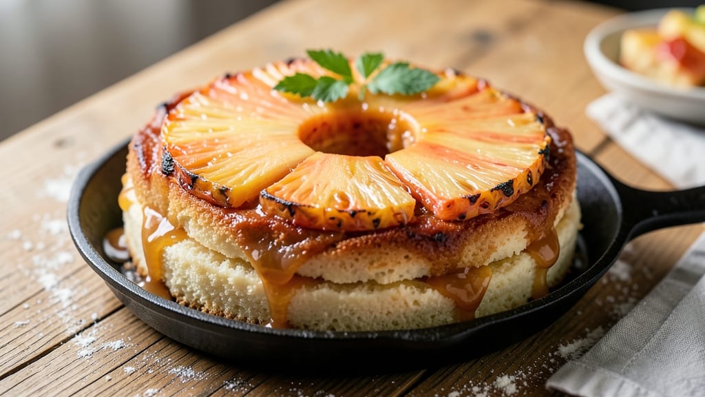 Alton Brown's Pineapple Upside Down Cake Recipe: Caramelized Fruit and Buttery Crust Magic