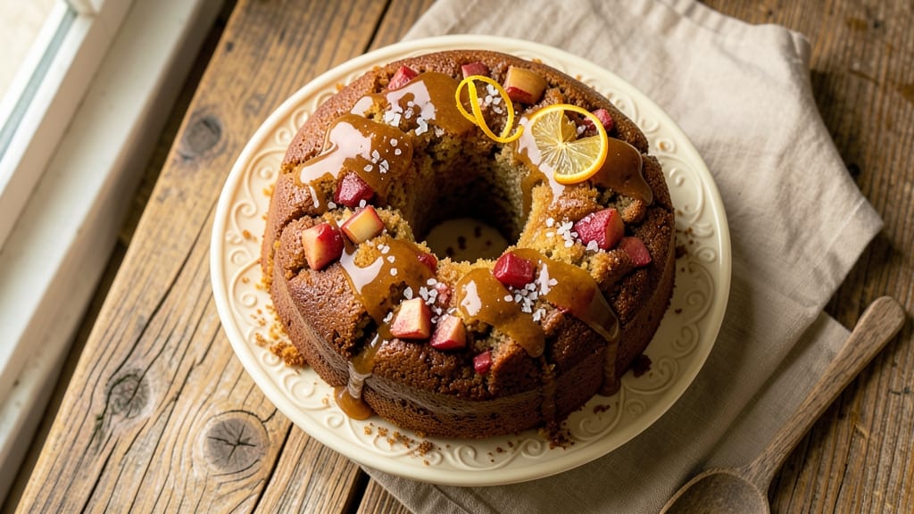 Apple Rum Bundt Cake Recipe: Spiced Boozy Moisture With Caramel Glaze Drizzle