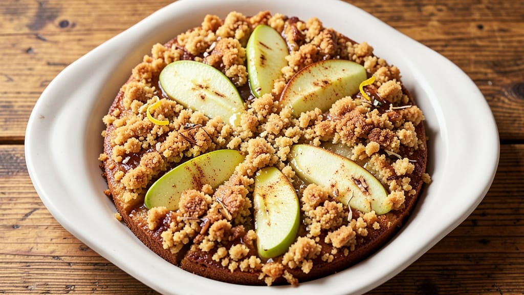 Martha Stewart's Apple Crumb Cake Recipe: Warm Spice Streusel Over Tart Fruit Layers
