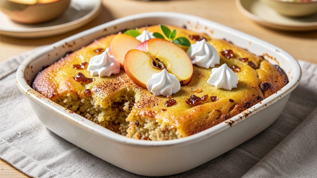 Apple Angel Dump Cake Recipe: Buttery Streusel Hugs Over Warm Apple Filling