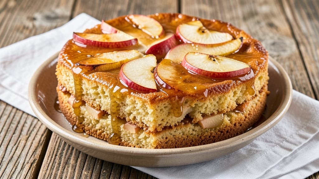 Apple Honey Cake Recipe Jewish: Spiced Apple Layers With Crunchy Honeyed Top