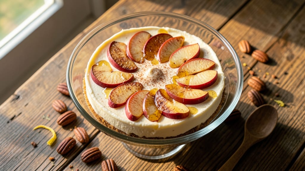 Apple Pie Cheesecake Recipe Carnival Eats: Sweet-Tart Fusion With Crumbly Top