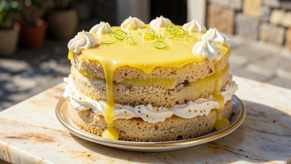 Amalfi Coast Lemon Cake Recipe: Zesty Citrus Bliss With Almond Flour Crust