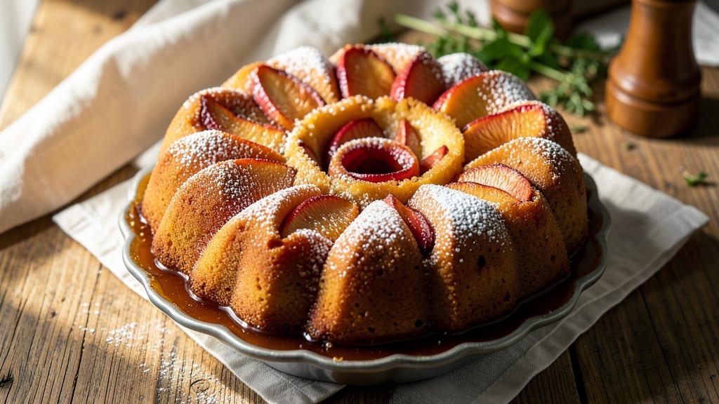 Apple Upside Down Bundt Cake Recipe: Warm Spiced Apples and Buttery Cake Layers