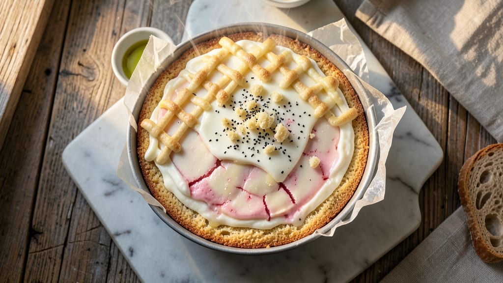 Angel Food Cheesecake Recipe: Light-as-Air Cloud With Berry Swirls
