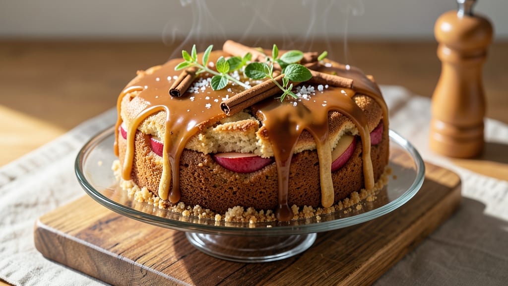 Apple Spice Cake Recipe With Box Mix: Warm Cinnamon Streusel Over Moist Apple Layers