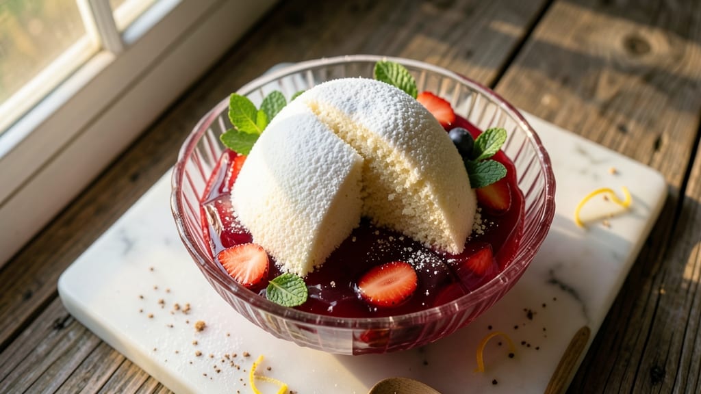 Angel Food Cake Strawberry Jello Dessert Recipe: Light-as-Air Layers with Vibrant Fruit Swirls