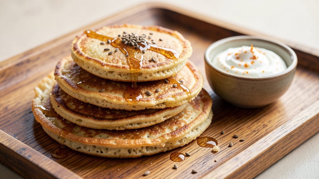 Atta Pancakes Recipe Without Egg: Fluffy and Light Using Yogurt Base