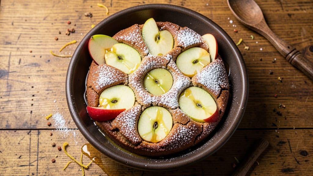 Anna Olson's Apple Cake Recipe: Warm Spice Streusel Over Moist Apple Layers