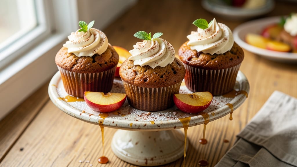 Apple Cupcake Recipe UK: Spiced Apple Filling and Buttery Vanilla Frosting