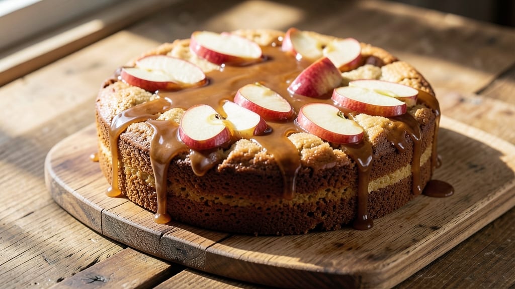 Apple Harvest Pound Cake With Caramel Glaze Recipe: Spiced Autumn Flavors in One Bake
