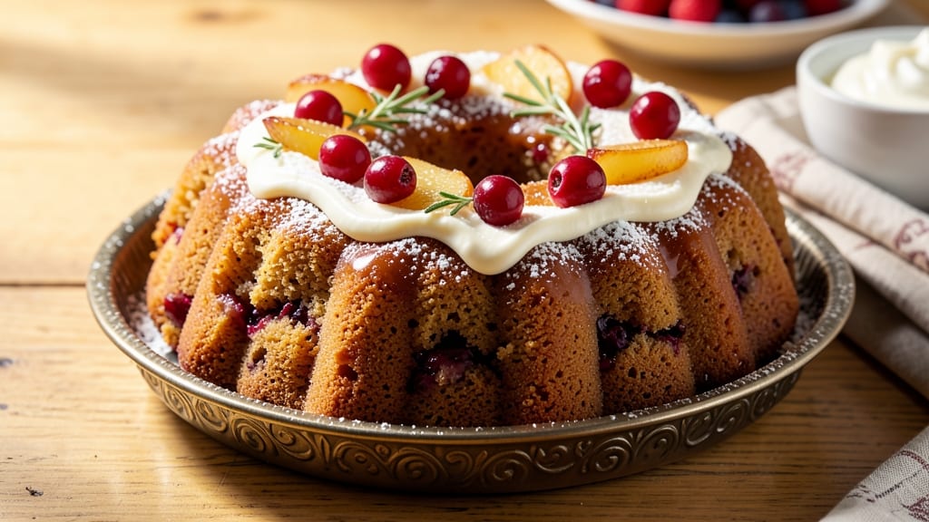Apple Cranberry Bundt Cake Recipe: Tart-Sweet Swirls With Buttery Vanilla Frosting