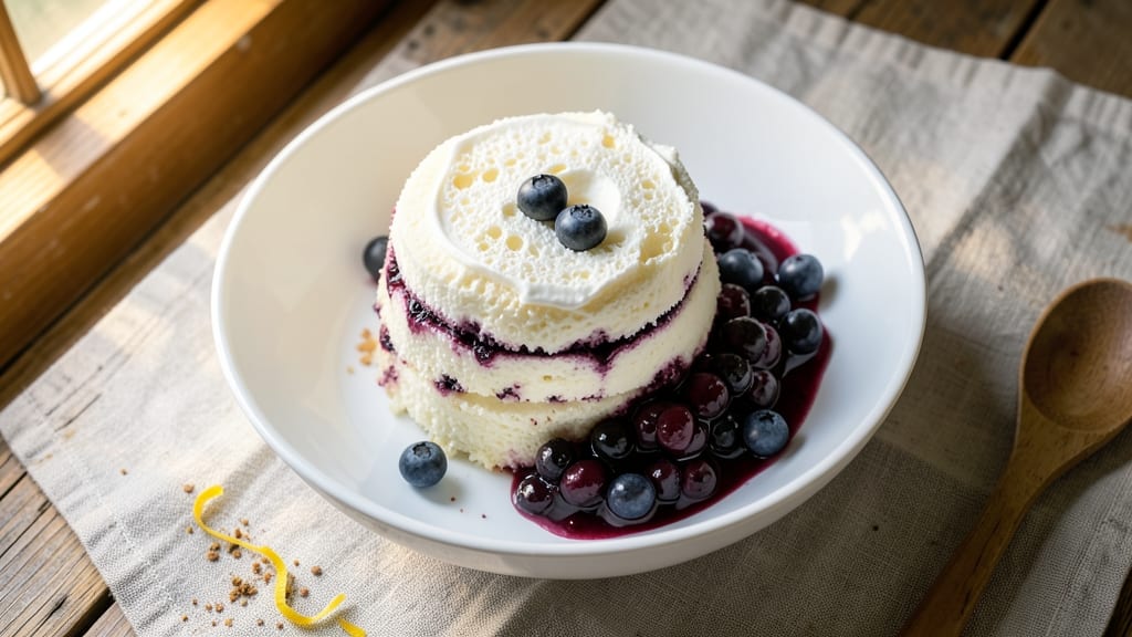 Angel Food Cake and Blueberry Pie Filling Recipe: Light-as-Air Layers with Bursting Berries