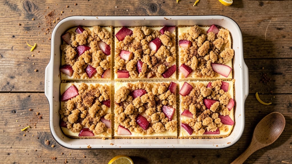 Apple Streusel Cheesecake Bars Recipe: Buttery Crunch Over Spiced Apple-Cream Filling