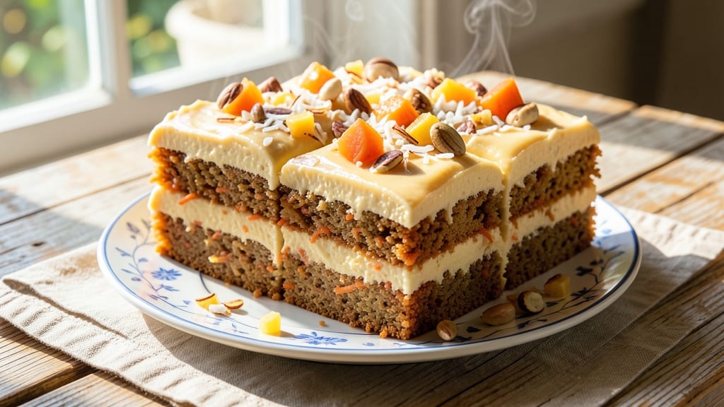 Aloha Carrot Cake Recipe: Tropical Cream Cheese Swirl Magic