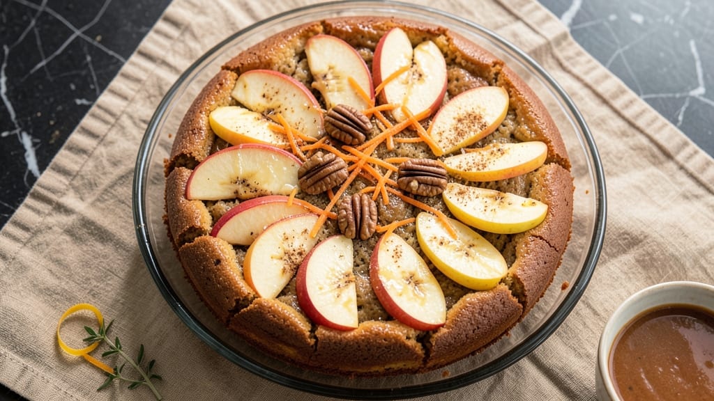 Apple Banana Carrot Cake Recipe: Spiced Fruit Moisture With Buttery Streusel Crown